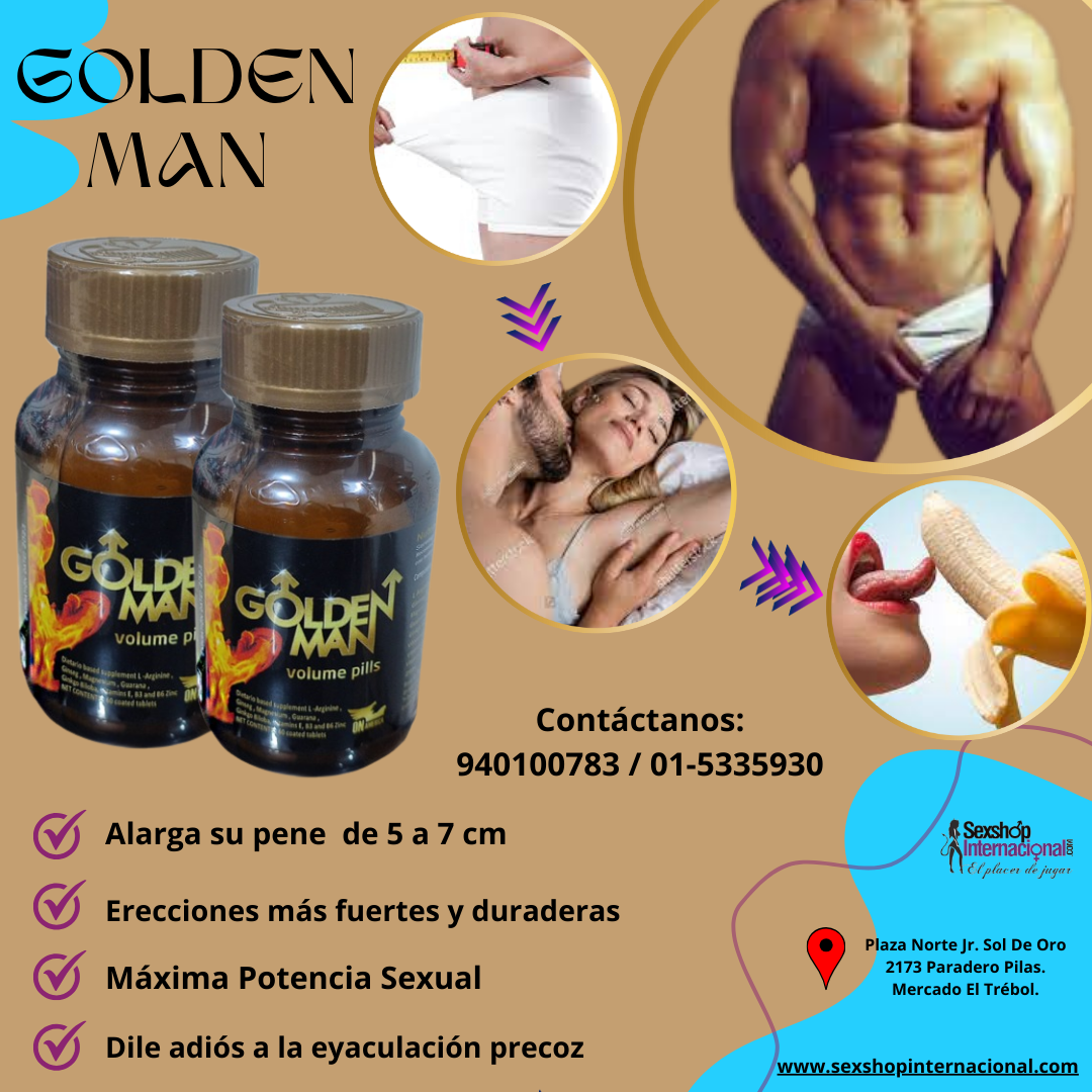 GOLDEN MAN POENCIADOR ALARGADOR DE MIEMBRO